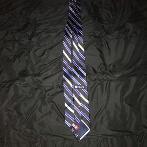 Black and blue "Chaps" tie